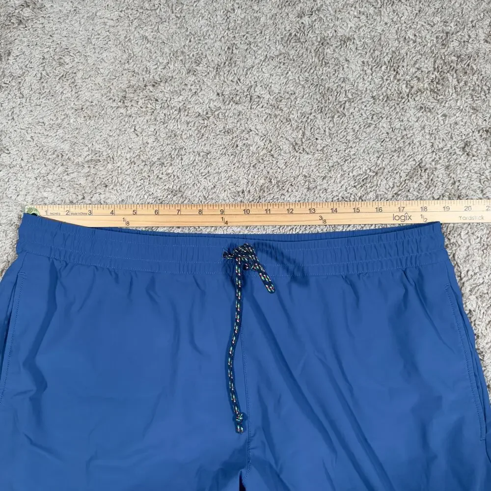Rhone Men's 8” All Time Performance Resort Shorts Blue Linerless Size XL